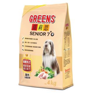 GREENS葛莉思高齡養生配方犬食_雞肉口味