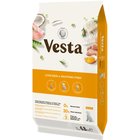 Vesta維斯塔 無穀成犬 皮毛保健配方【羊肉+雞肉】6.8kg